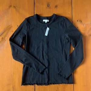 Madewell Long Sleeve Lettuce Edge T-Shirt